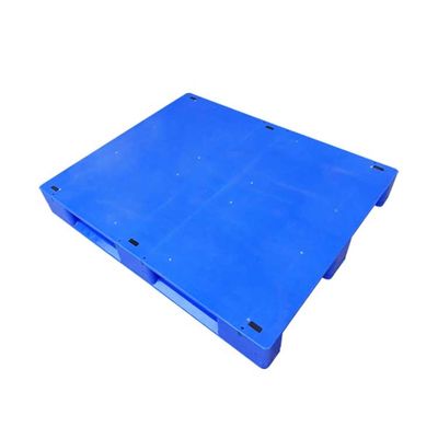 Palettes en plastique du HDPE ISO9001 plat 100% recyclable avec la structure de renfort