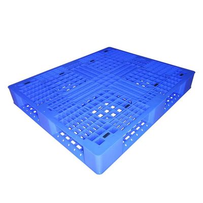 Palette supérieure solide en plastique des palettes 1.2x1m Rackable de HDPE pour la charge de charge statique de l'entrepôt 0.8T
