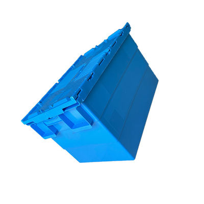 HDPE 600x400 empilable emballant le plastique recyclable bleu de boîte logistique industrielle