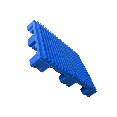 Le double en plastique de logistique des palettes 4000Kg du HDPE 1060x750 Rackable a fait face