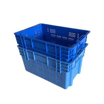 Caisse de empilement empilable en plastique 61x40 de HDPE pour le marché d'entrepôt