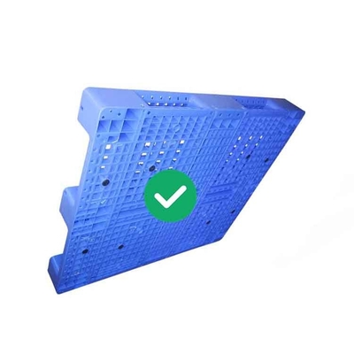 chaîne réfrigérée de transport de HDPE en plastique bleu de la palette 1300X1100 de la charge 5T