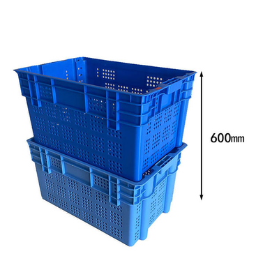 Caisses empilables recyclables d'entreposage en les caisses en plastique de HDPE 200lbs