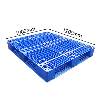 Palettes en plastique dynamiques en plastique d'exportation de l'entrepôt 1500Kg de la palette 1200 x 1000 de HDPE