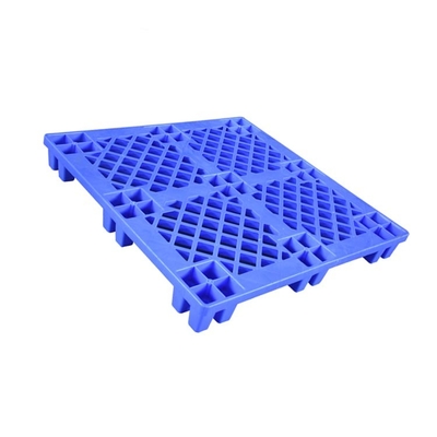 1100 x 1100 x 145 palette empilable en plastique de la palette 6.6Kg de HDPE bleu pour la nourriture