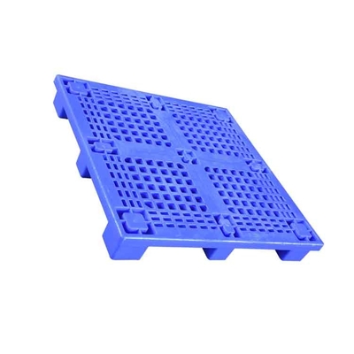 1000 x 1000 charge en plastique des palettes 0.6T de HDPE bleu pour l'usine médicale/nourriture