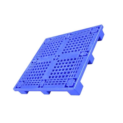 0.6T en plastique plats de la palette 1000 x 1000 d'usine de nourriture 140 charge bleue du HDPE x