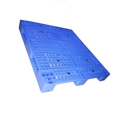 Palettes en plastique de la charge 500kg Rackable d'étirage faites à partir de 51x43 en plastique réutilisé