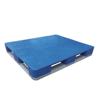 Palette en plastique empilable en plastique de la palette 1.2x1m de bleu composé de PE