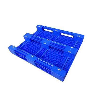 Palettes en plastique du HDPE ISO9001 plat 100% recyclable avec la structure de renfort