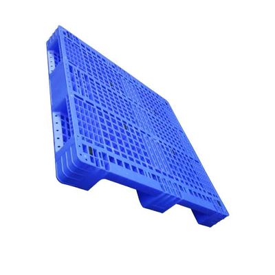 HDPE en plastique plat de la palette adapté aux besoins du client par bleu 1200x1200 de charge statique