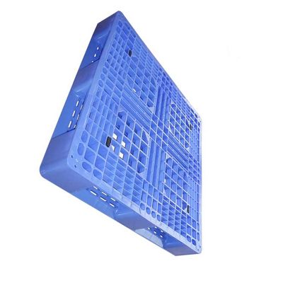 Stockage en plastique recyclable fait face simple 40x40 de palettes de PE résistant