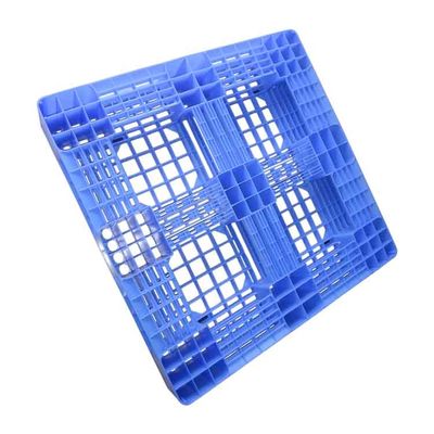 Stockage en plastique recyclable fait face simple 40x40 de palettes de PE résistant