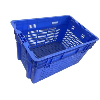 Taille intérieure empilable des caisses 510x350 de stockage de fruit bleu de 60*40cm