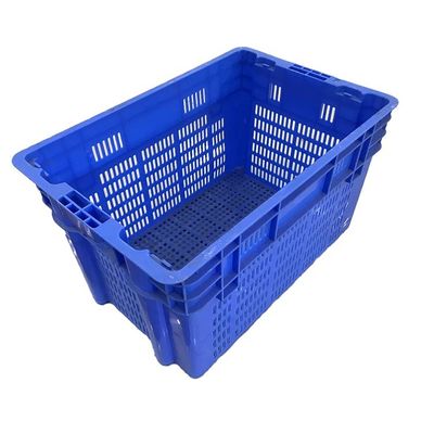 Caisse 60x40 mobile en plastique réutilisable empilable pour l'entrepôt 2Kg