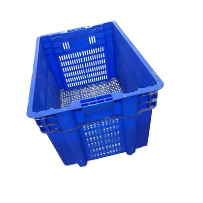 Caisse 60x40 mobile en plastique réutilisable empilable pour l'entrepôt 2Kg