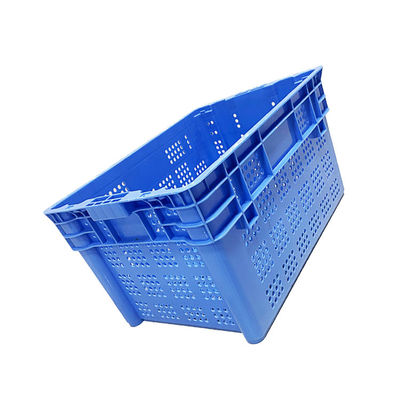 HDPE empilable de la caisse en plastique de chiffre d'affaires empilable 600X400mm pour le port