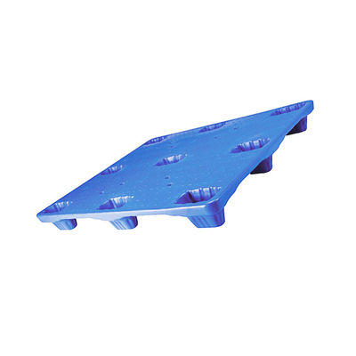 Palettes faites face simples d'euro PE en plastique des palettes 2000Kg d'ATENPLAST 120X80