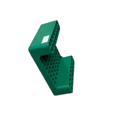 Palette en plastique empilable verte du HDPE 450x350 pour le port d'entrepôt