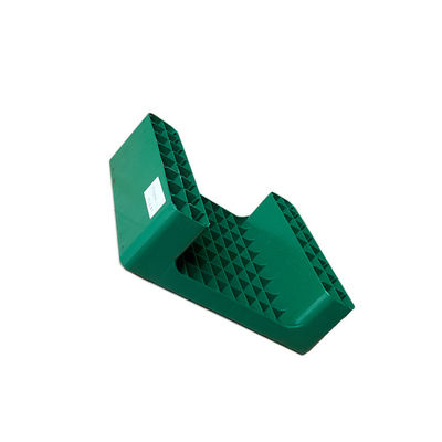 Palette en plastique empilable verte du HDPE 450x350 pour le port d'entrepôt