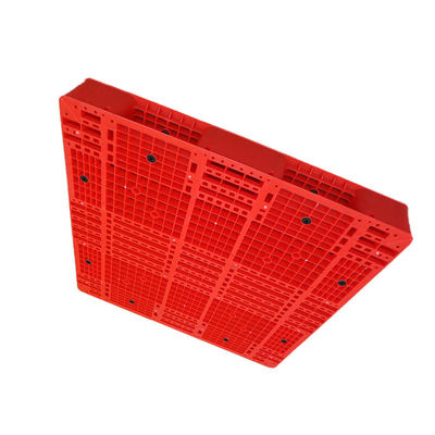 Chariot élévateur à quatre voies statique en plastique rouge de la palette 6000Kg de côté de double du PE 48X48