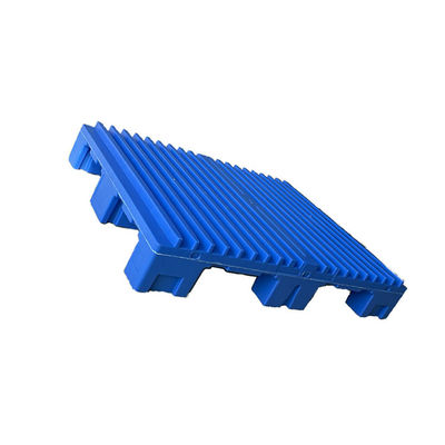 La par injection 4000Kg statique empilable moulage le bleu en plastique de HDPE de palettes