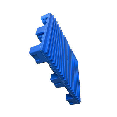 Le double en plastique de logistique des palettes 4000Kg du HDPE 1060x750 Rackable a fait face