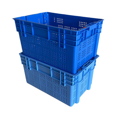 Caisse de empilement empilable en plastique 61x40 de HDPE pour le marché d'entrepôt