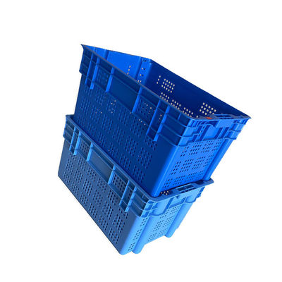 Fermeture bleue mobile végétale réutilisée de la rupture 2Kg des caisses 600x400 de polypropylène