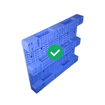 La palette en plastique 1300x1100 5000Kg de HDPE ergonomique chargent la manipulation confortable