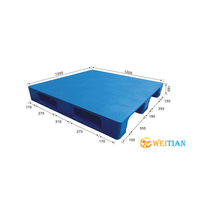 Ergonomique résistant en plastique empilable empilable de la palette 1200x1200 de HDPE