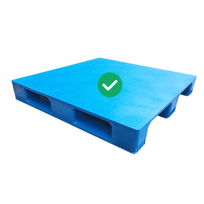 le HDPE industriel de palette de l'entrepôt 1200x1200 a réutilisé l'entrée à quatre voies ISPM 15