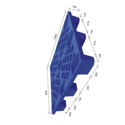 polyéthylène en plastique 400Kg de HDPE de palette de l'entrepôt 1000X800 dynamique