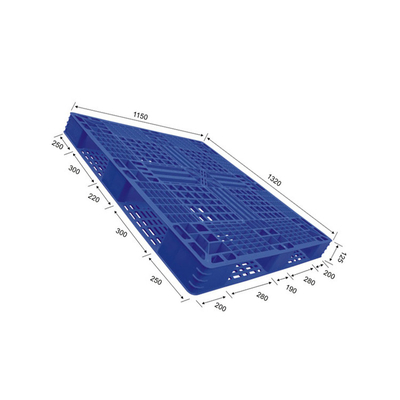 Dynamique en plastique empilable des palettes 1320x1150 1200Kg d'entrepôt de HDPE