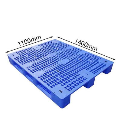 Dynamique en plastique empilable de l'entrepôt 1500Kg des palettes 1400X1100 de HDPE