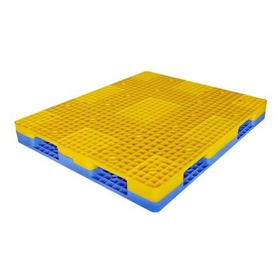 Palette en plastique 1200X1400 d'exportation de l'entrepôt 600Kg de PE en plastique dynamique de palettes