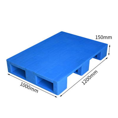 Palette en plastique en plastique d'exportation de l'entrepôt 6000Kg de palettes de 1200X1000X150 Rackable