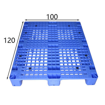 Acides en plastique bleus des palettes 1200X1000Mm de Rackable de HDPE résistants