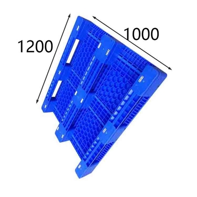 1200x1000 entrée en plastique empilable de manière de la palette 4 1200 kilogrammes de support d'halogène de charge non