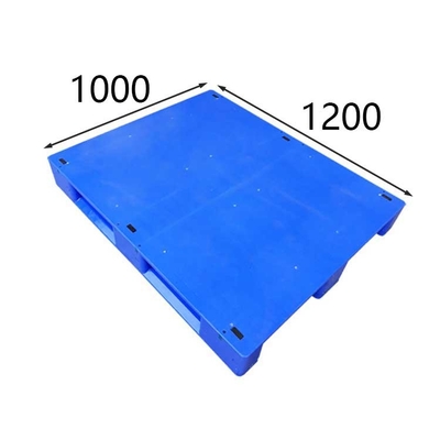 PE d'économie de palette de visage de double de polypropylène 1200 bleu x 1000 pour le chariot élévateur